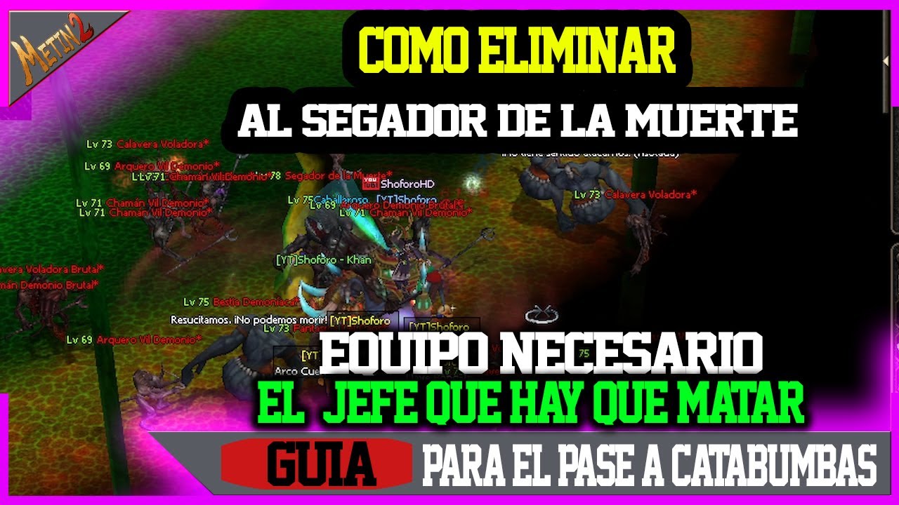[GUÍA] COMO MATAR AL SEGADOR DE LA MUERTE | METIN2
