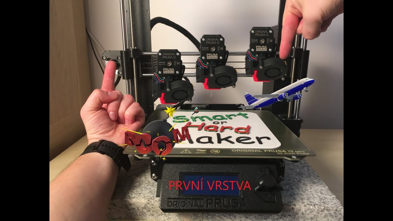 Jak na první vrstvu v 3D tisku /Návod pro nováčky v 3D tisku / Prusa / mk3s+ / Nastavení trysky Z