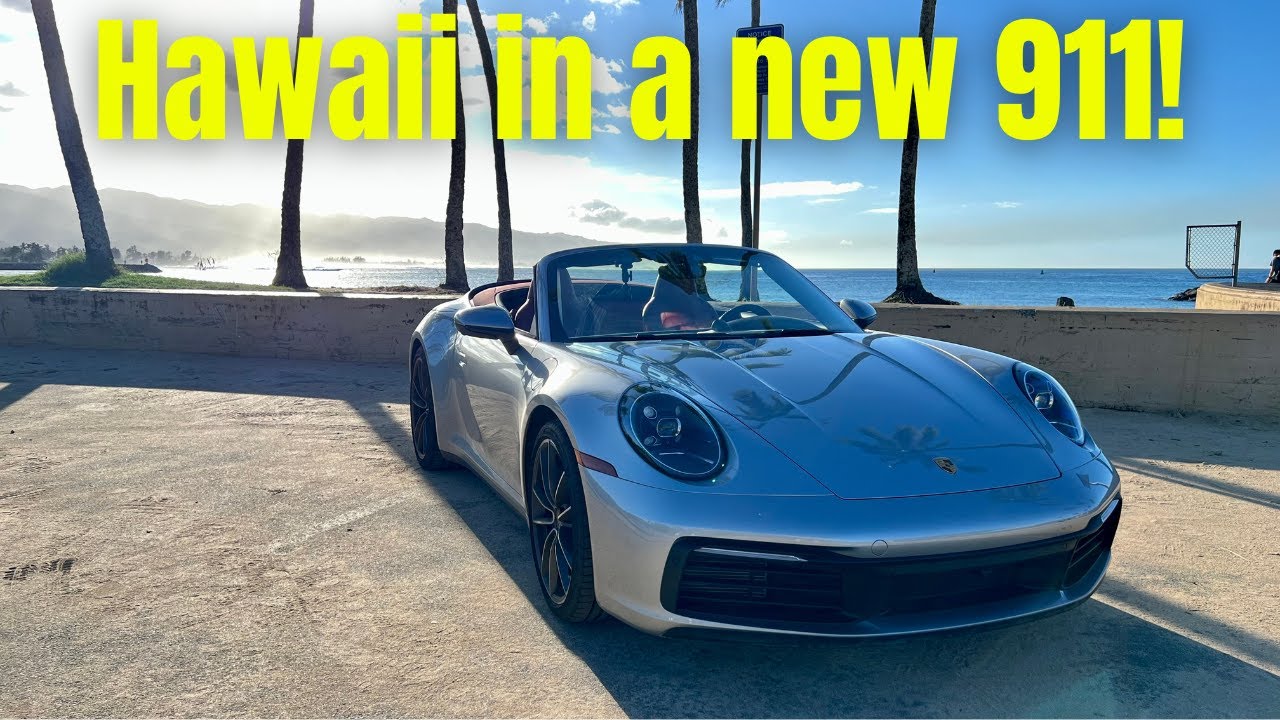 Full Road Test of the 2023 Porsche 911 992 Carrera Cabriolet in HAWAII!