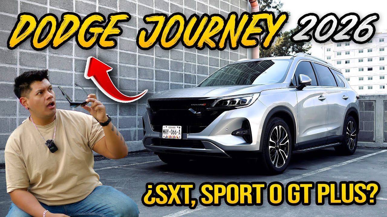 DODGE JOURNEY 2026 ¿Cuál es la mejor versión SXT, SPORT o GT PLUS?