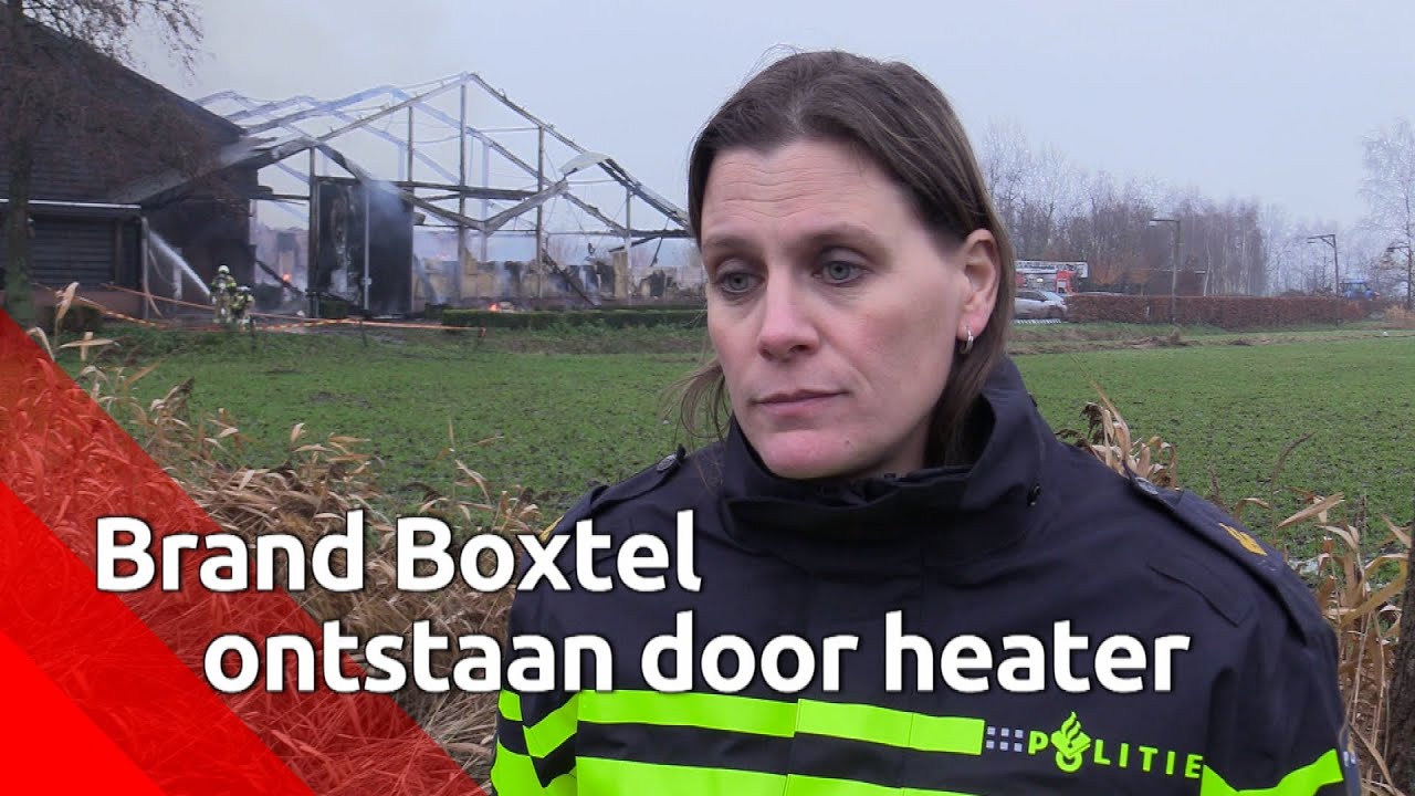 Politiewoordvoerder Marleen Draisma over de brand in boerderij 't Dommeltje in Boxtel