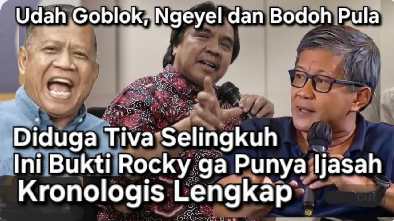 INI FAKTA CERITA ROCKY GERUNG TIDAK LULUS S1 UI,  BUKTI TIDAK MEMPUNYAI IJASAH S1