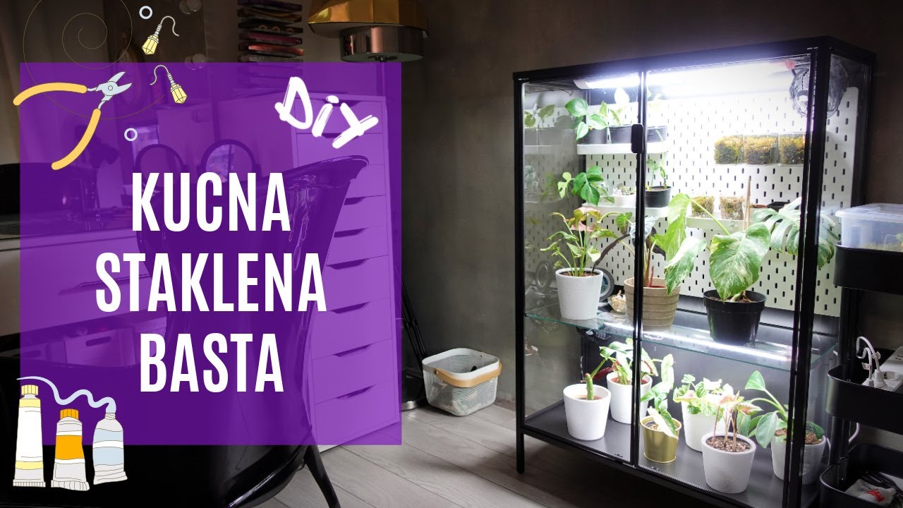 DIY greenhouse kabinet ili kucna staklena basta