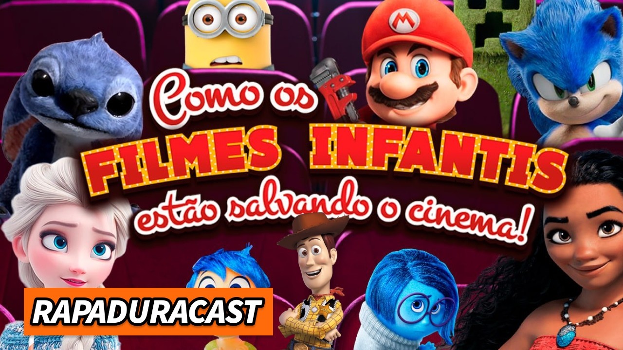 👶  EP. 896 | COMO OS FILMES INFANTIS PASSARAM A SUSTENTAR O CINEMA! | RapaduraCast