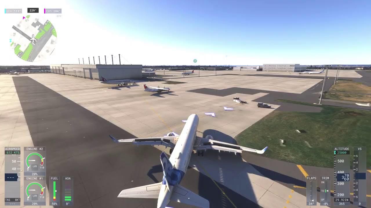 Microsoft Flight Simulator - Prestwick to Paris CDG