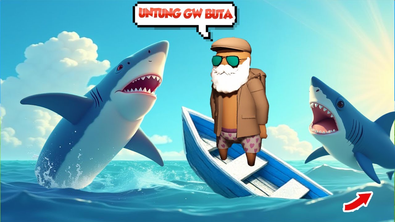 GELUD BAR BAR DI GANGBEAST MELAWAN HIU KOCAK !!!