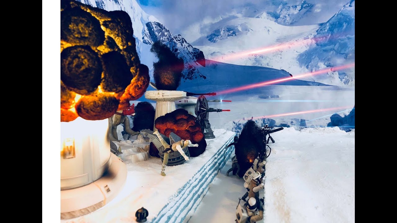 STAR WARS HOTH ECHO BASE INVASION PART 2:  THE ICEY CLOAK OF DEATH