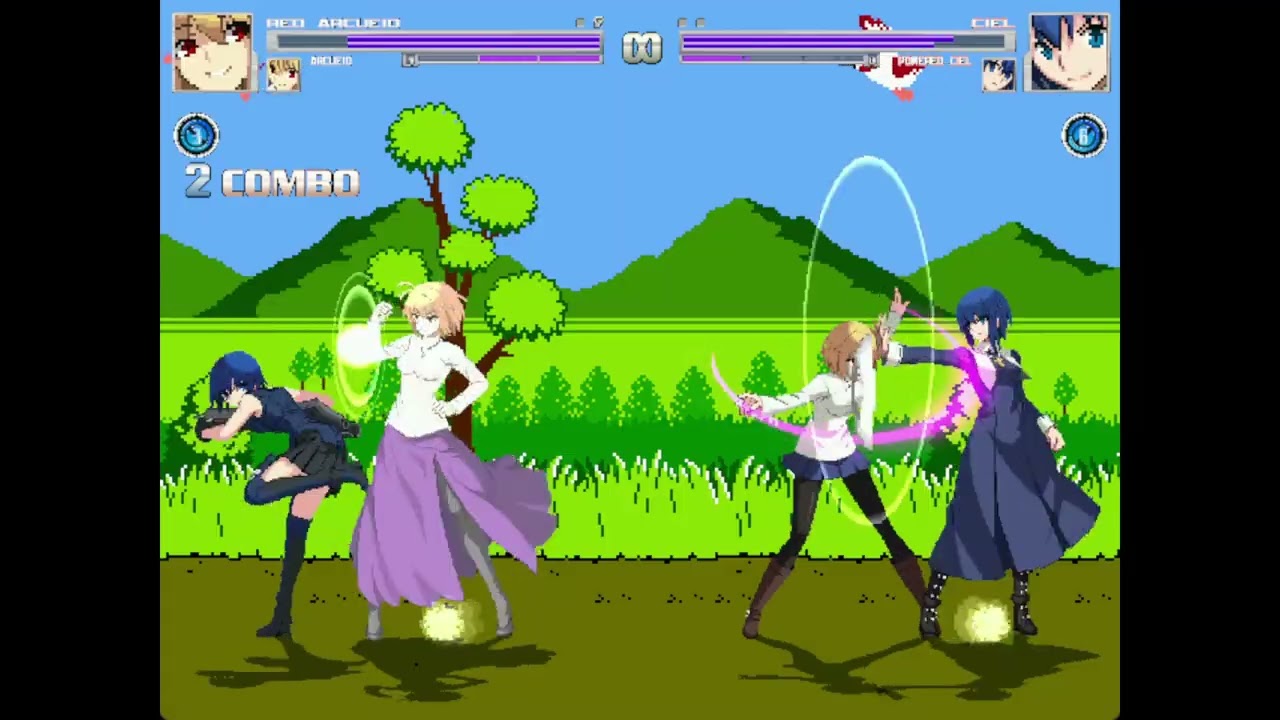 MUGEN Request: Red Arcueid and Arcueid VS Ciel and Powered Ciel