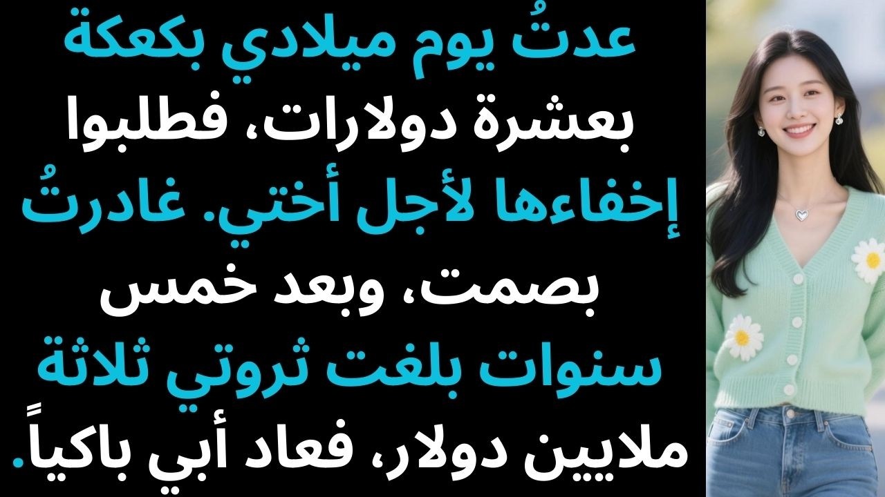 عائلتي نسيت عيد ميلادي فبنيت شركة بملايين وأصبحوا يتوسلون الآن