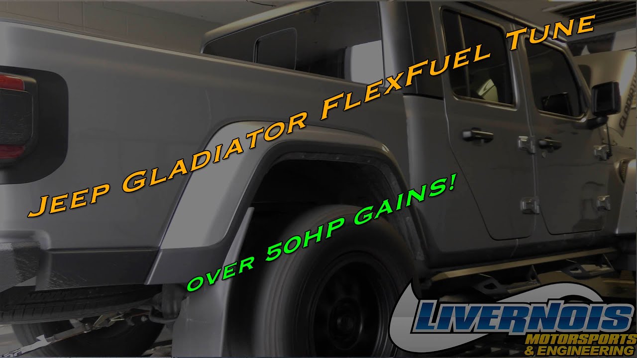 2020 Jeep Gladiator gains 50+ HP from tune only! Gains Flex Fuel capability!
