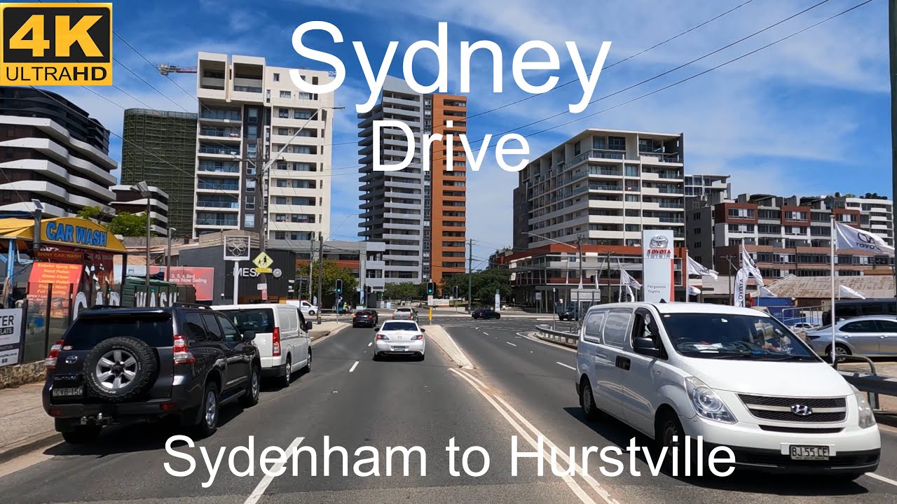 Driving Sydenham to Hurstville | Sydney Australia | 4K UHD 