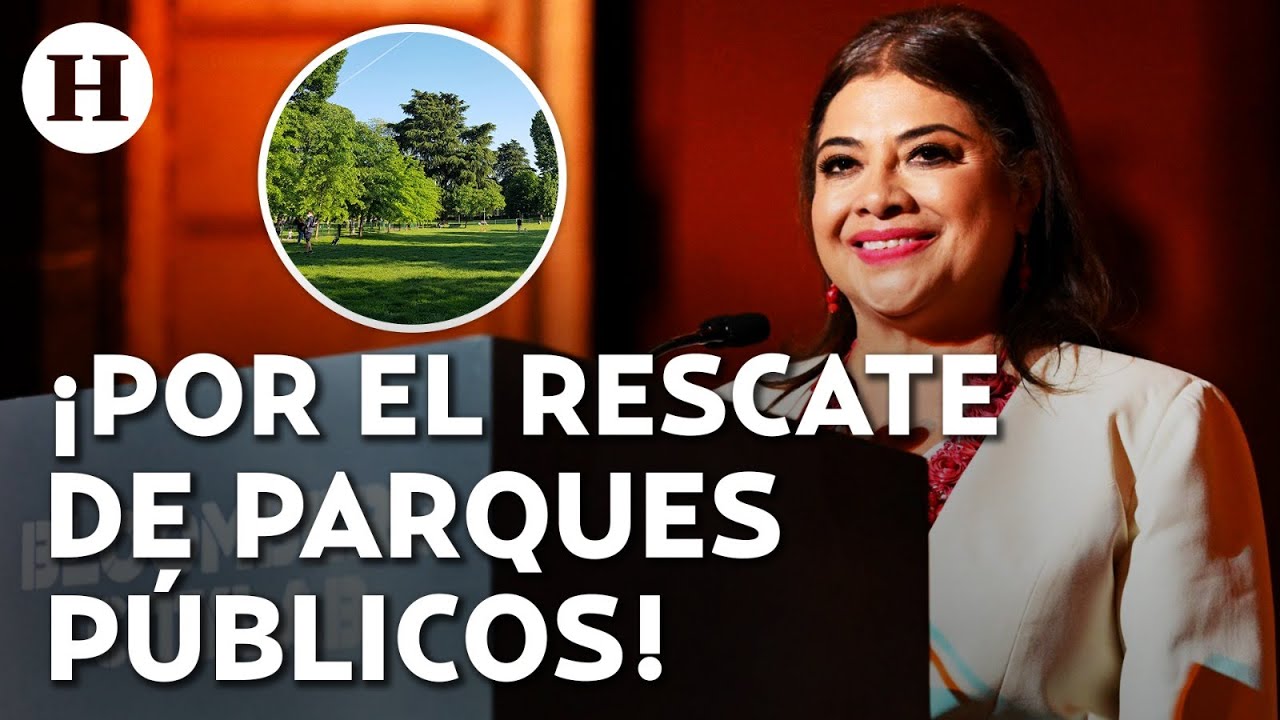 ¡Impulsa la conservación de áreas verdes en CDMX! Clara Brugada lanza programa "Parques Alegría"