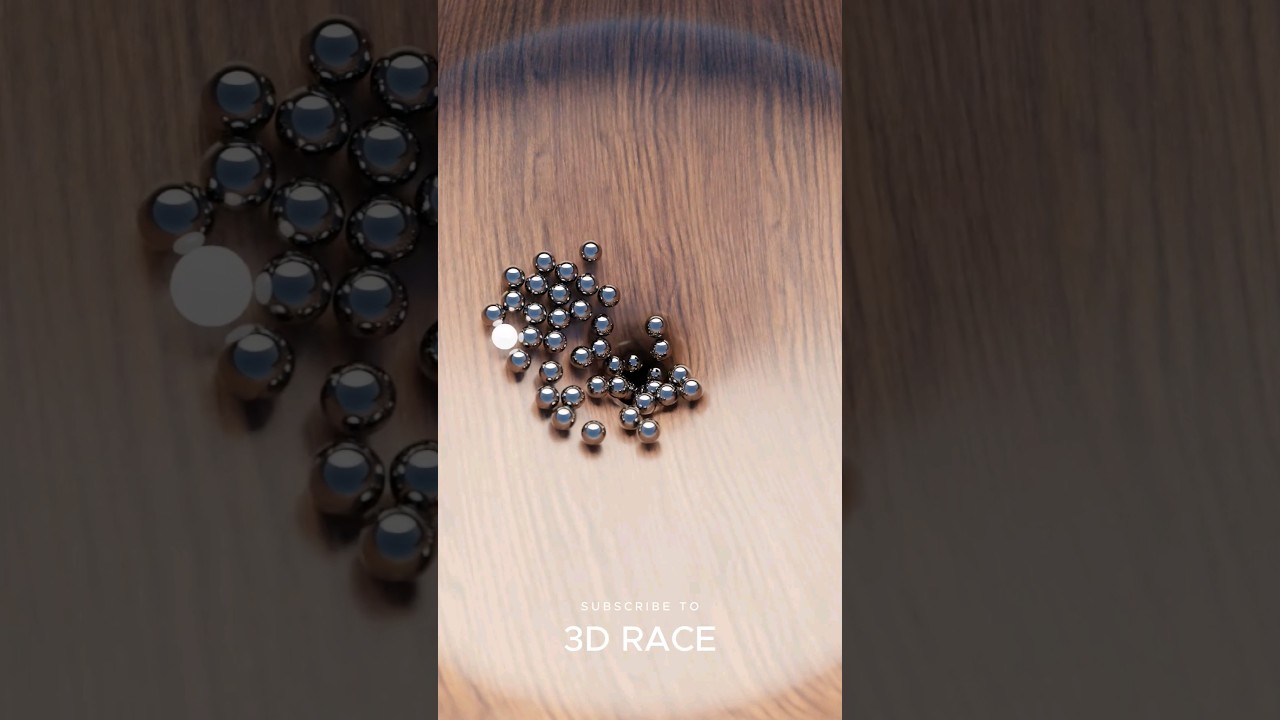 Motion Chrome Marble Run 05 | 200 balls ⚫️