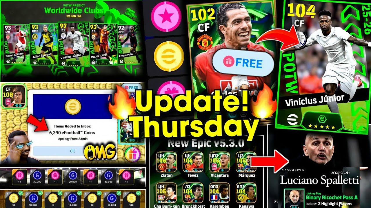 Free Show Time & New Special Campaign 🤩 What Is Coming On Thursday & Monday In eFootball 2026 Mobile