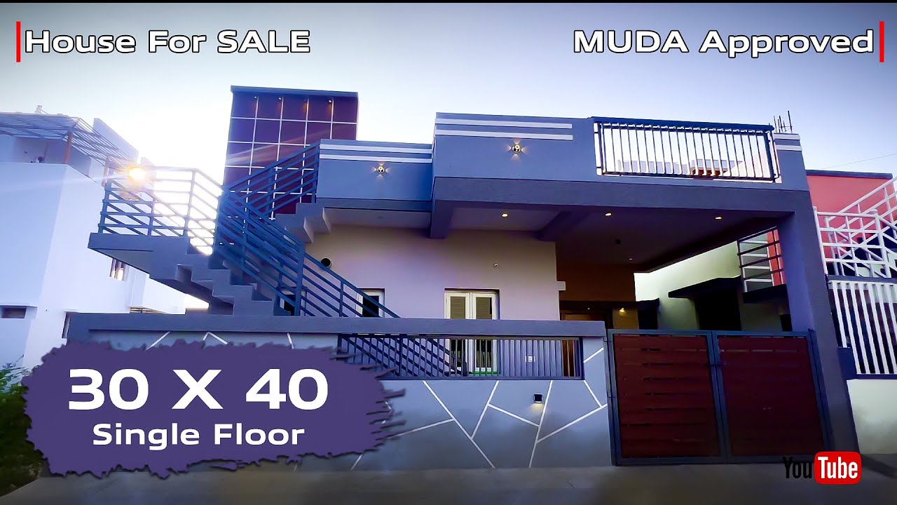 30x40 East Facing House for Sale in Mysuru | MUDA Approved | Just ₹15L Down Payment!