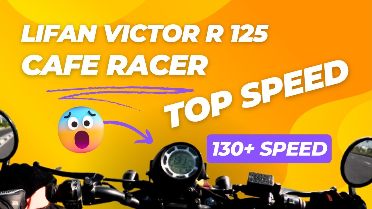 Lifan Vector R Cafe Racer 125 Top Speed | Meter Error | 300 Feet Purbachal Highway