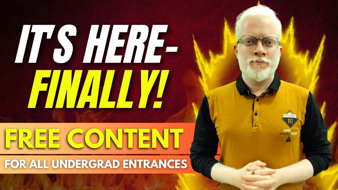 Hum Hain Na! Free Content For Undergraduate Entrances! CUCET, IPMAT, BCOM/BBA/BMS