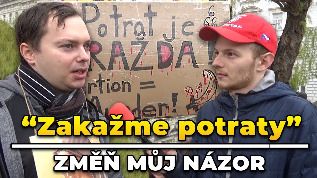 Debata na DEMONSTRACI proti potratům  (ZASAHUJE POLICIE!!!)
