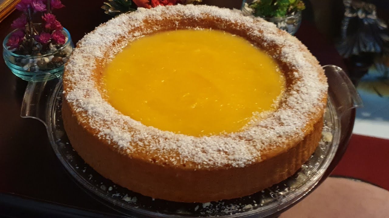 cake à l'orange et noix de coco كيكة  البرتقال و جوز الهند رائعة وسهلة التحضير