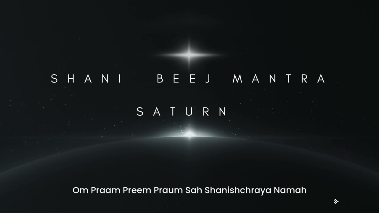 ♡ S H A N I  Beej Mantra - S A T U R N  -  POSITIVE CHANGES ♡ POWERFUL ♡ Fast - without music ♡