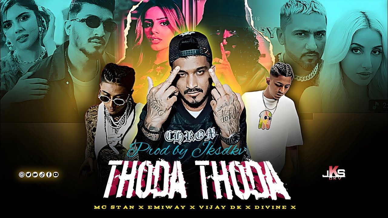 Thda Thda Pyar Hua | Vijay Dk - Emiway √ ft. Mashup/ Prod By Jksdkv 
