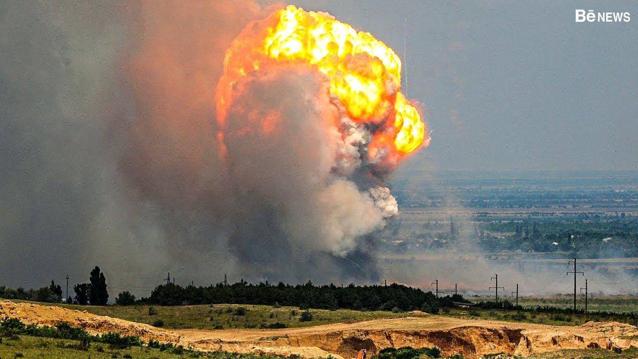 Fire at military base in Crimea forces evacuation of more than 2,000 people