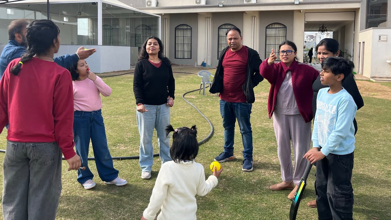 Family cricket match | Family Vlog | Honey and Nikki