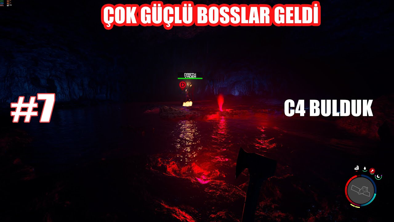 Sons of The Forest bölüm  7 4k hd ilk mağaramıza gittik sağlam loot bulduk