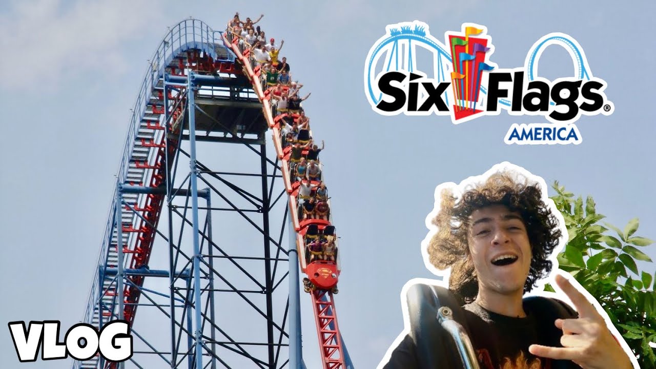 Visiting the MOST UNDERRATED Six Flags Park?! Six Flags America - Bowie, Maryland | VLOG [2024]