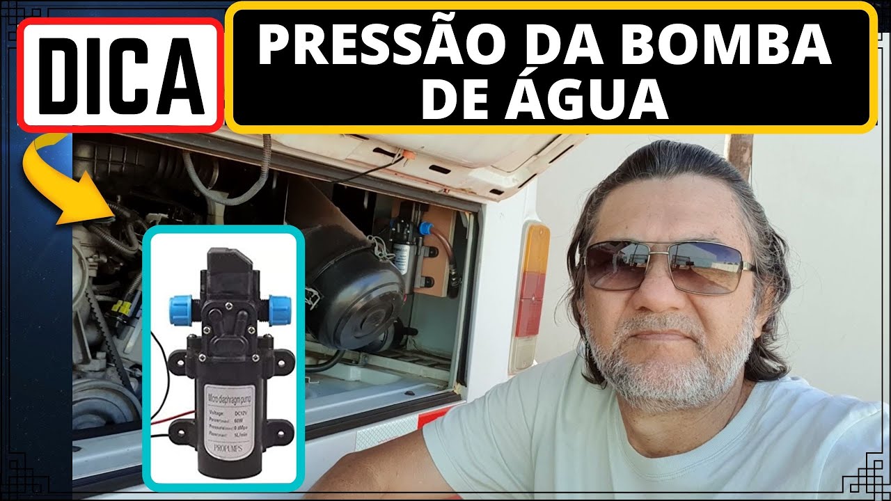 BOMBA D'ÁGUA - COMO  REGULAR  PRESSÃO E VAZÃO - PASSO A PASSO - 12V - MOTORHOME  - KOMBI HAUS