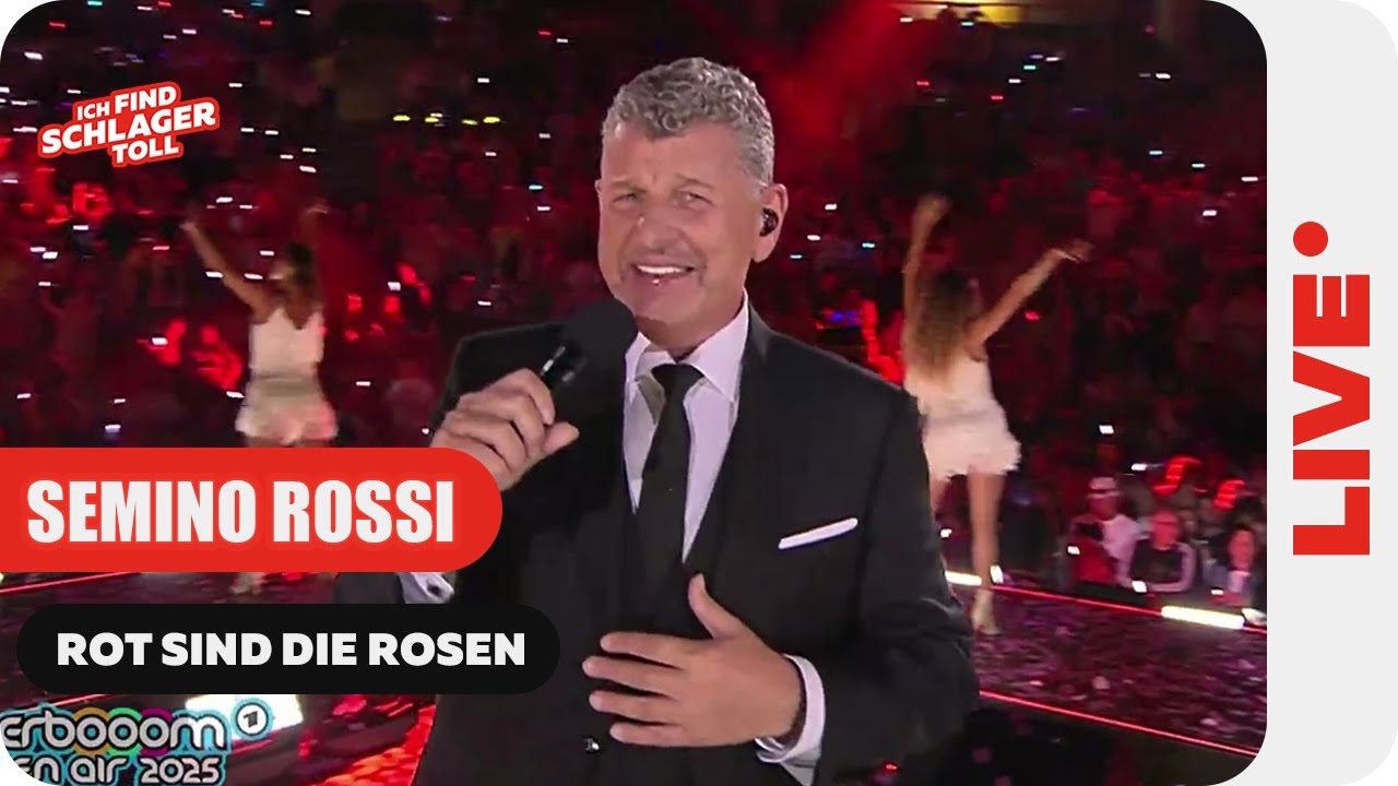 Semino Rossi - Rot sind die Rosen (Schlagerbooom Open Air 2025)