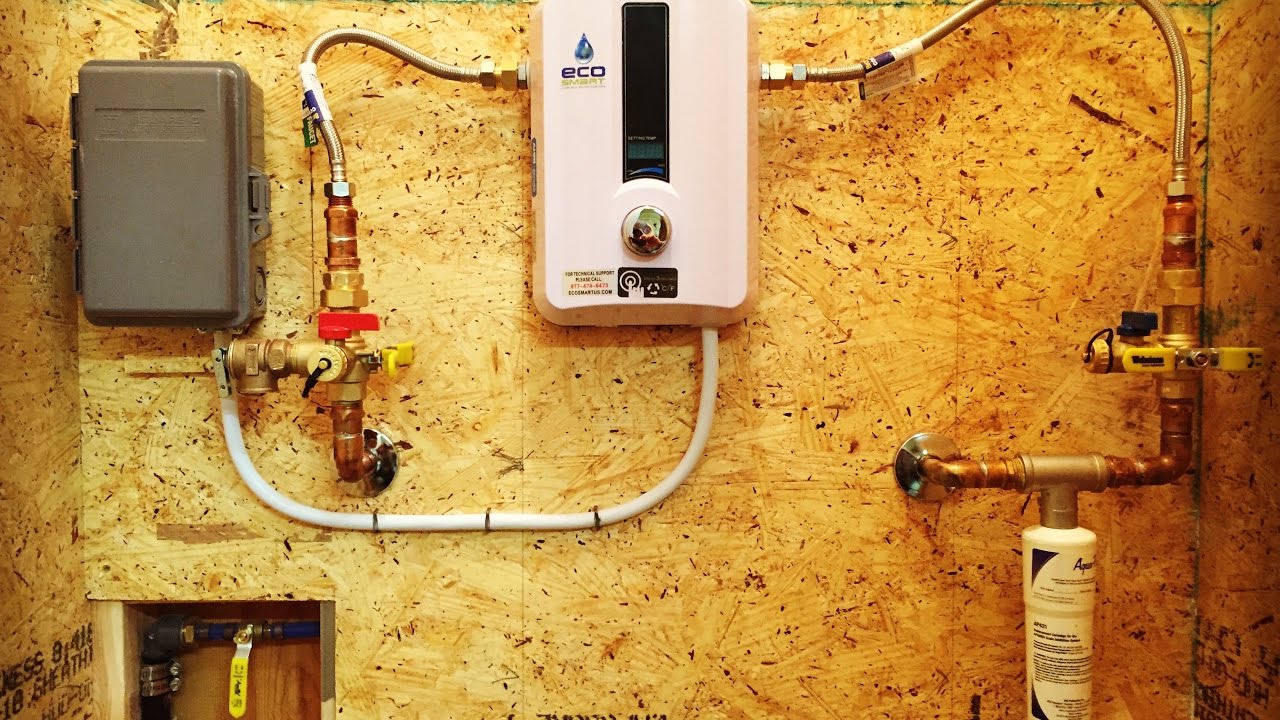 Установка и обзор электрического проточного водонагревателя EcoSmart Eco 8