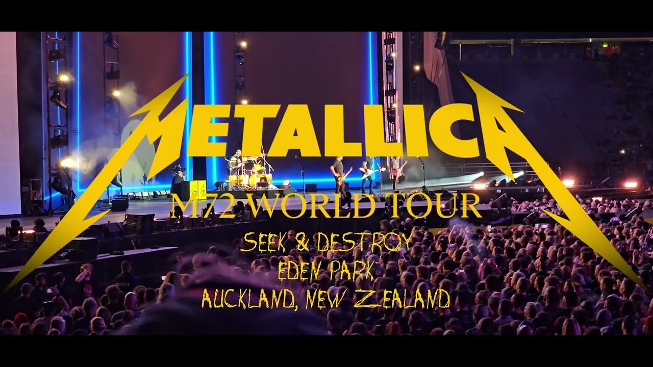 Metallica - Seek & Destroy | Live at Eden Park, Auckland, NZ