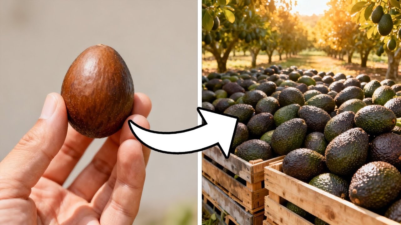 Aus EINEM Avocado-Kern 500 kg Avocados ernten – Avocado-Baum aus Samen ziehen