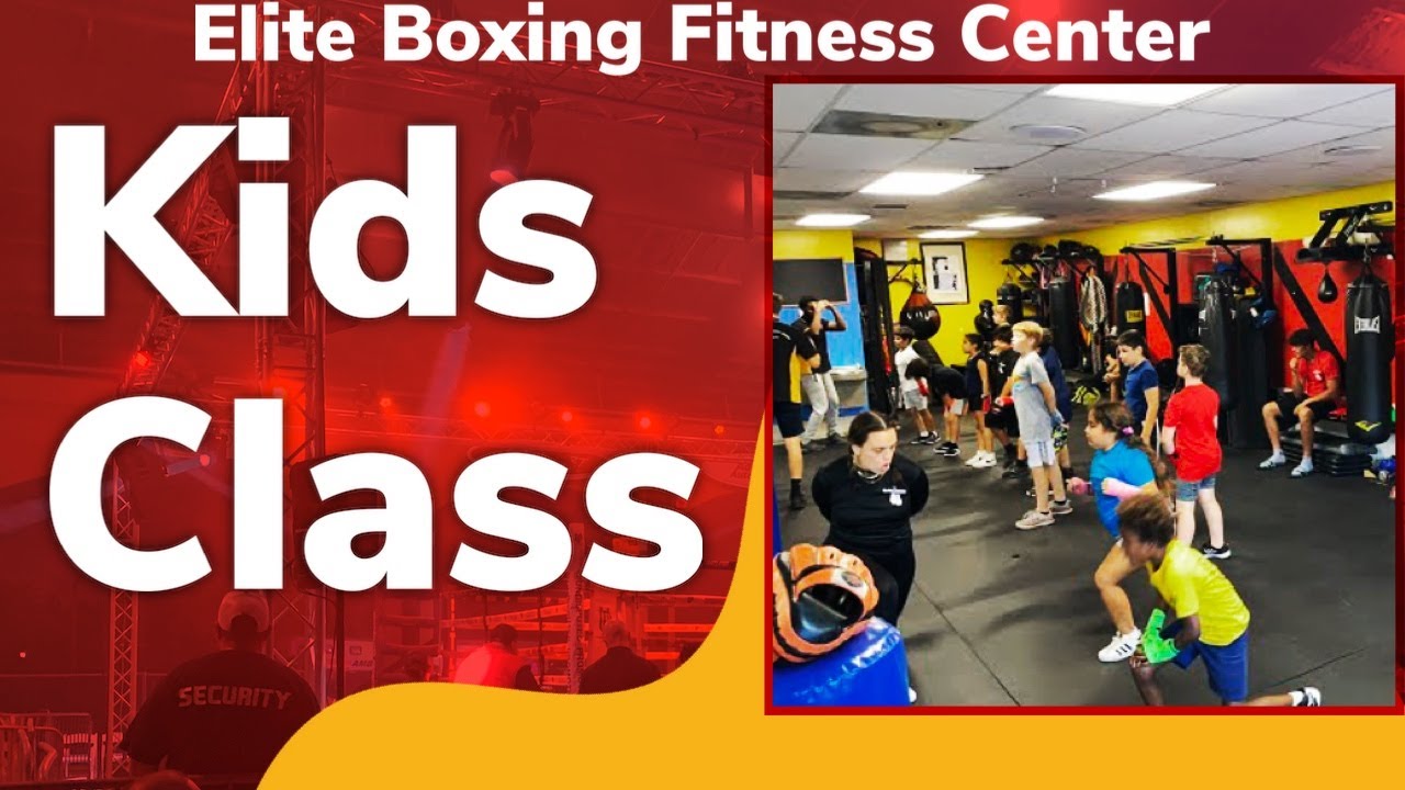 KIDS GROUP BOXING CLASS TECHNIQUE DRILLS PADS AND SPARRING