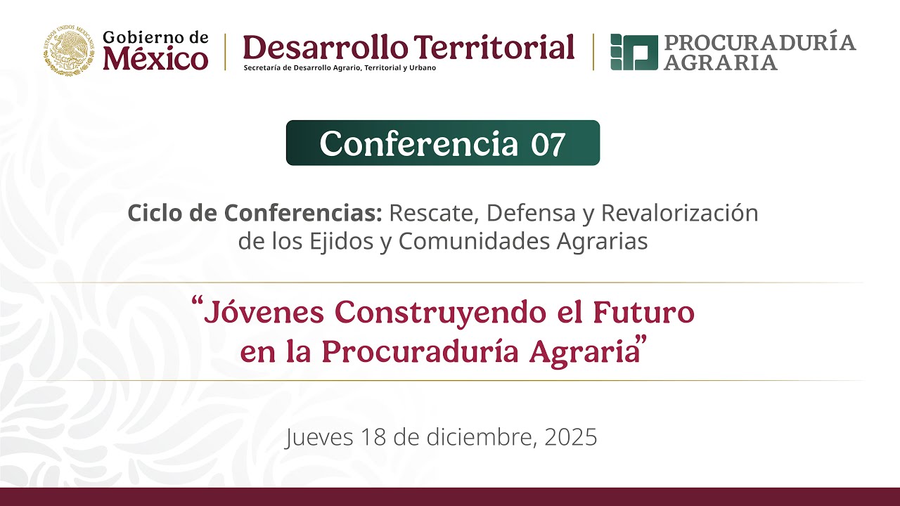 J&oacute;venes Construyendo el Futuro en la Procuradur&iacute;a Agraria