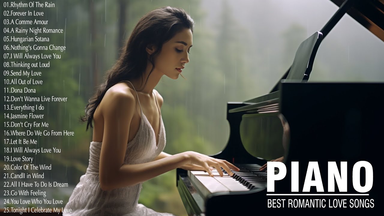 Romantic Piano Love Songs Ever - Best Relaxing Love Songs 70s 80s 90s - Love Songs Forever