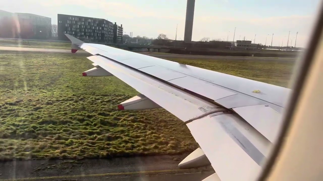 British Airways Airbus A320-232 Pushback, Taxi & Take-Off In Charles De Gaulle Airport. (G-EUYN)