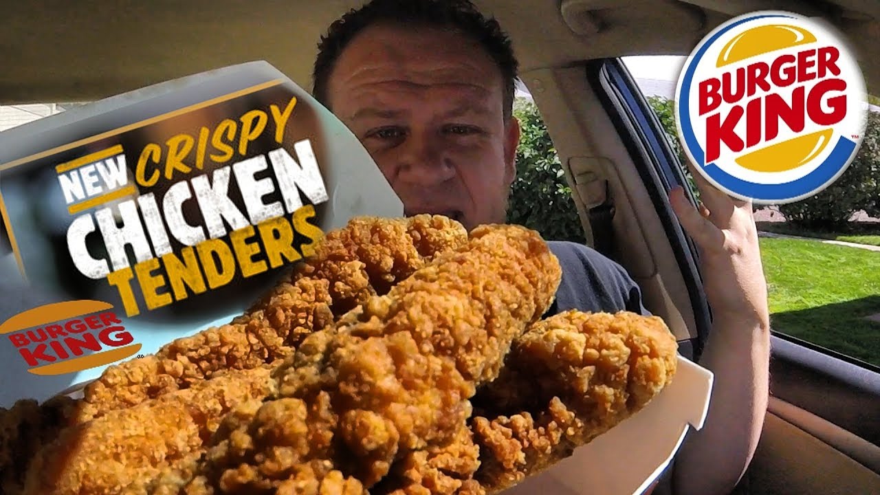 BURGER KING ⭐🐔CRISPY CHICKEN TENDERS🐔⭐ Food Review!!!