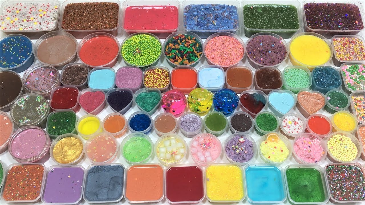 Mixing all My Slimes | Slimesmoothie | Satisfying Slime Video Part 6 !