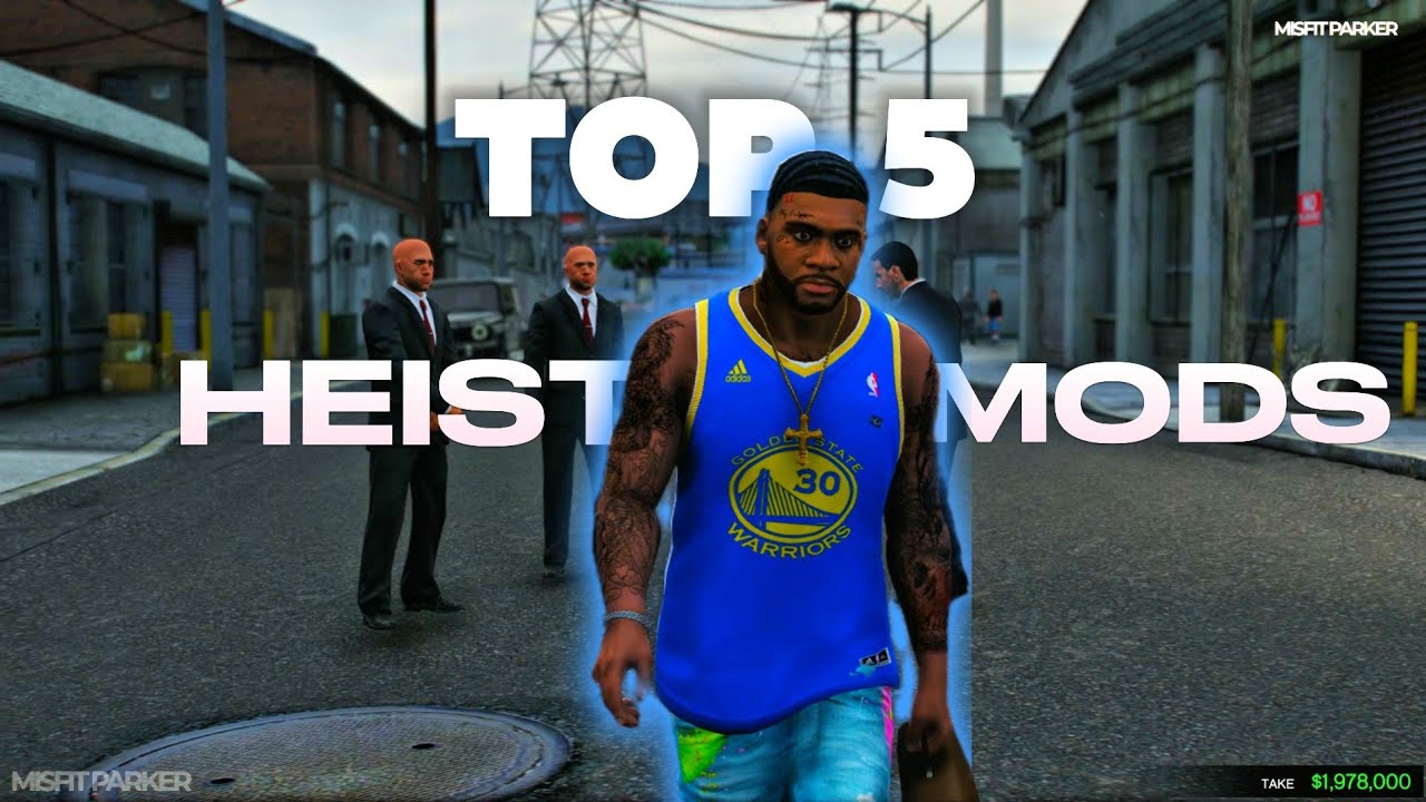 Top 5 Heist Mods For Singleplayer | GTA 5 BEST Heist Mods  | GTA 5 Mods 2025