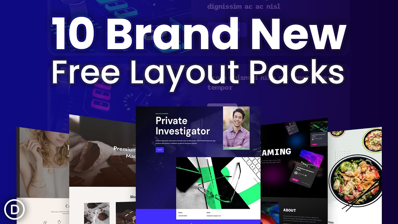 10 Free Layout Packs for Divi