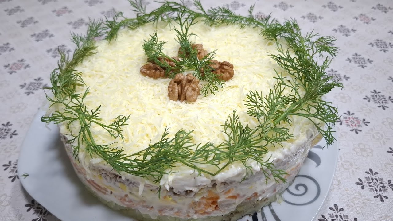 Mimoza salatı hazırlanması /Jalənin mətbəxi