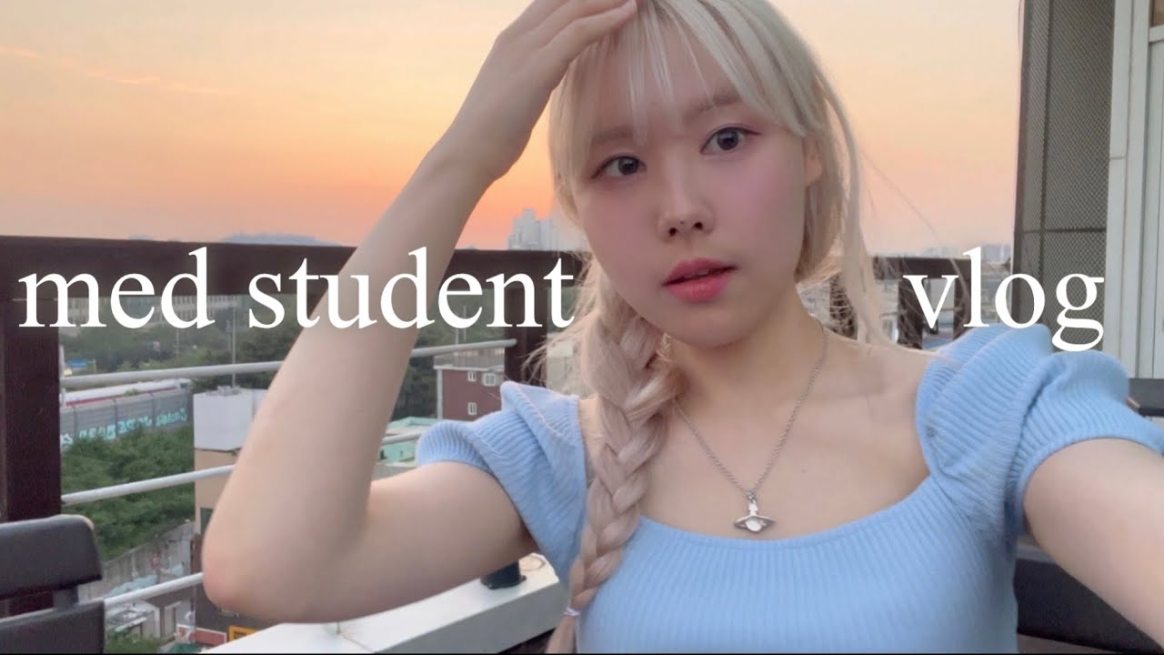 [의대생 브이로그] 의대의 좋은 점..? 종강이 빠르다✨종강 일주일 전까지 갓생 도전 함께해요🩵ㅣ일상 루틴, 학생 텀블러 추천, 신촌 탐방, 집공, 그릭요거트 맛집과 ootd