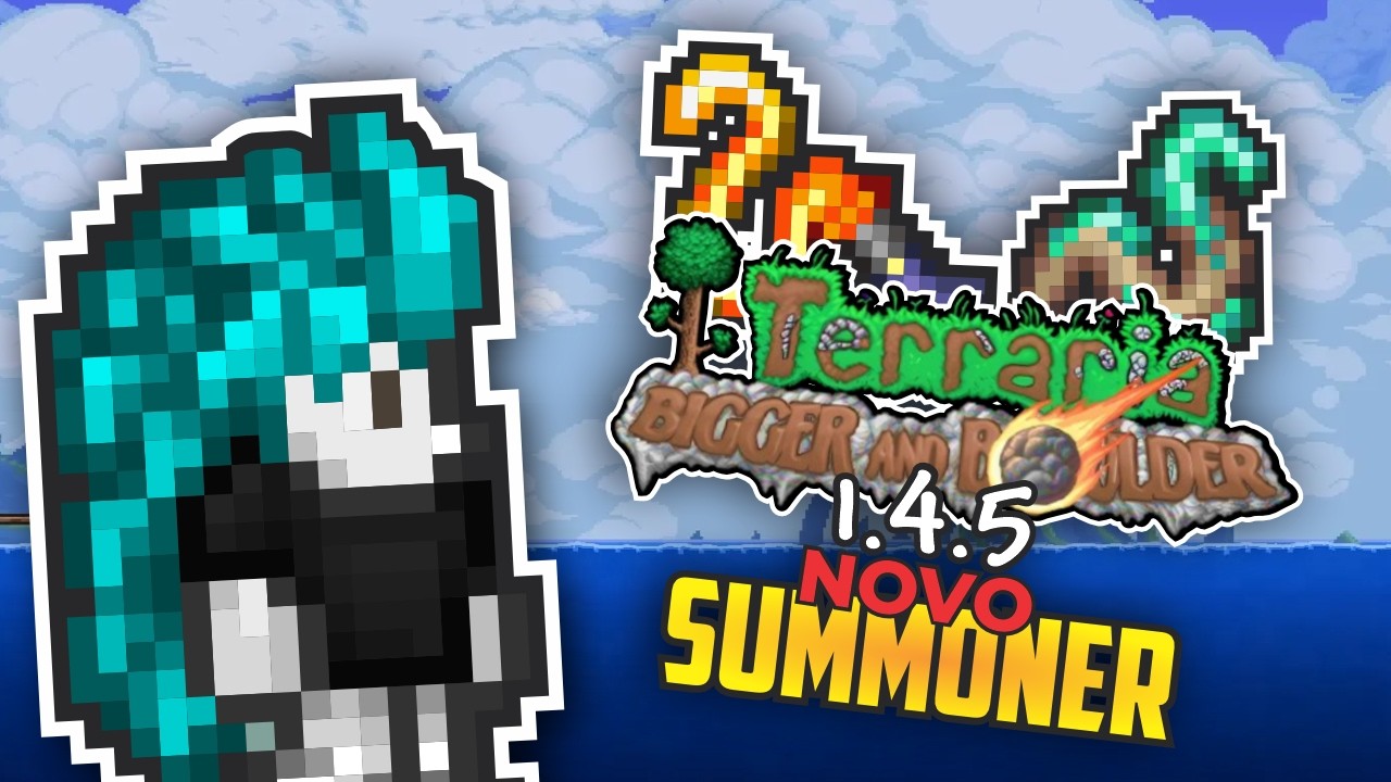 TERRARIA 1.4.5 SÓ COM A NOVA CLASSE DE SUMMONER - DIA 3