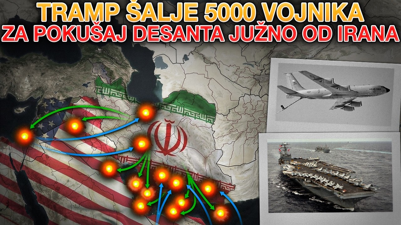 Pripreme SAD za Desant?⚔5000Vojnika Dolazi⚔Tankeri Uništeni u Hormuzu⚔Iransko Raketiranje.14.03.2026