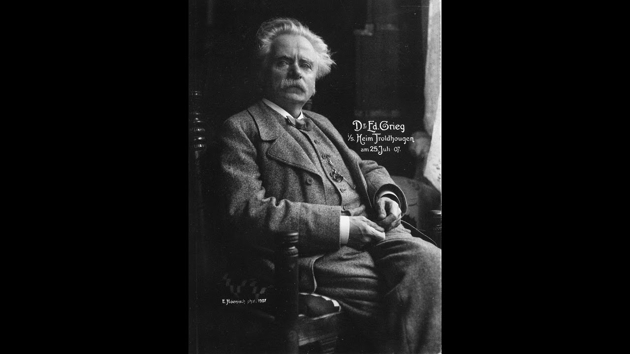 Grieg plays Grieg (Humoresque, Bridal Procession, Remembrances, 1903 rec.)