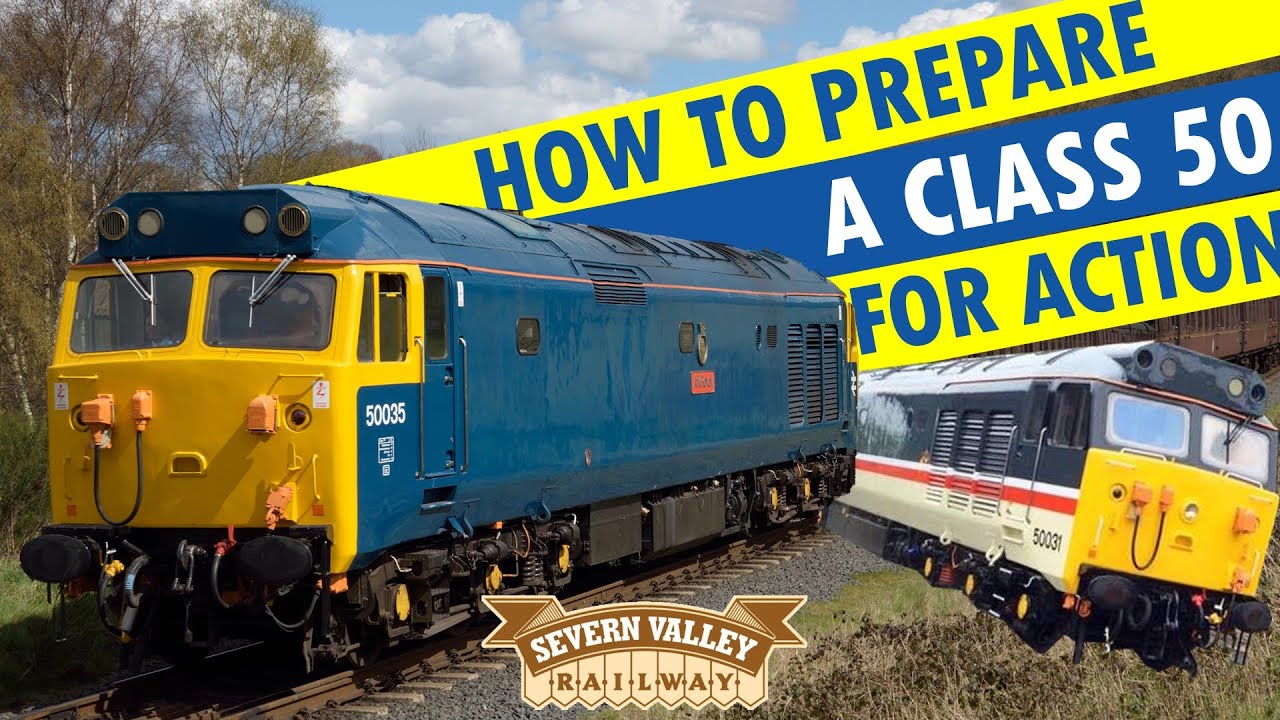 How do you prepare a Class 50 diesel engine? Go behind the scenes with Severn Valley Railway