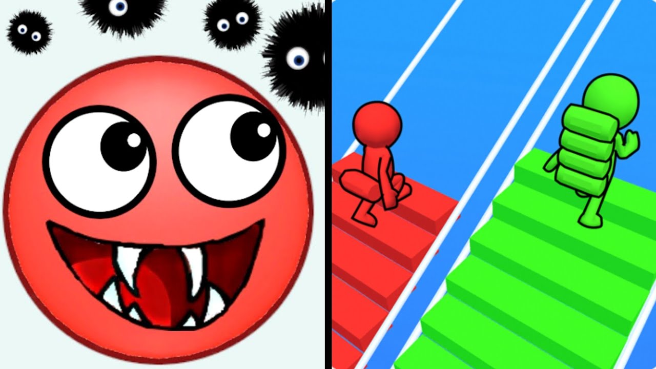 Hide Ball Vs Bridge Race 🤬👿🧟🥷 Max All Levels Android iOS Gameplay Ep 26
