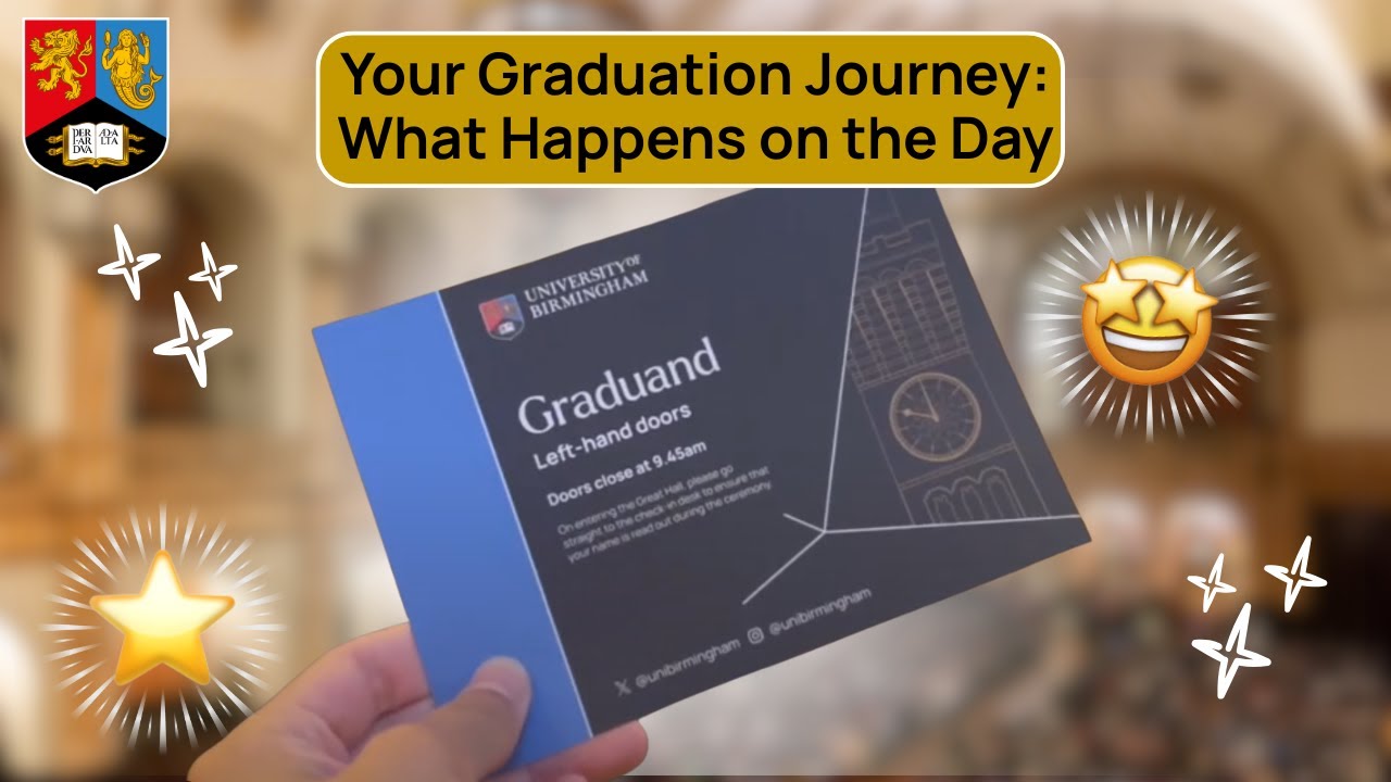 Your Graduation Journey: What Happens on the Day🎓| #universityofbirmingham